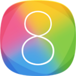 ios 8 launcher android application logo